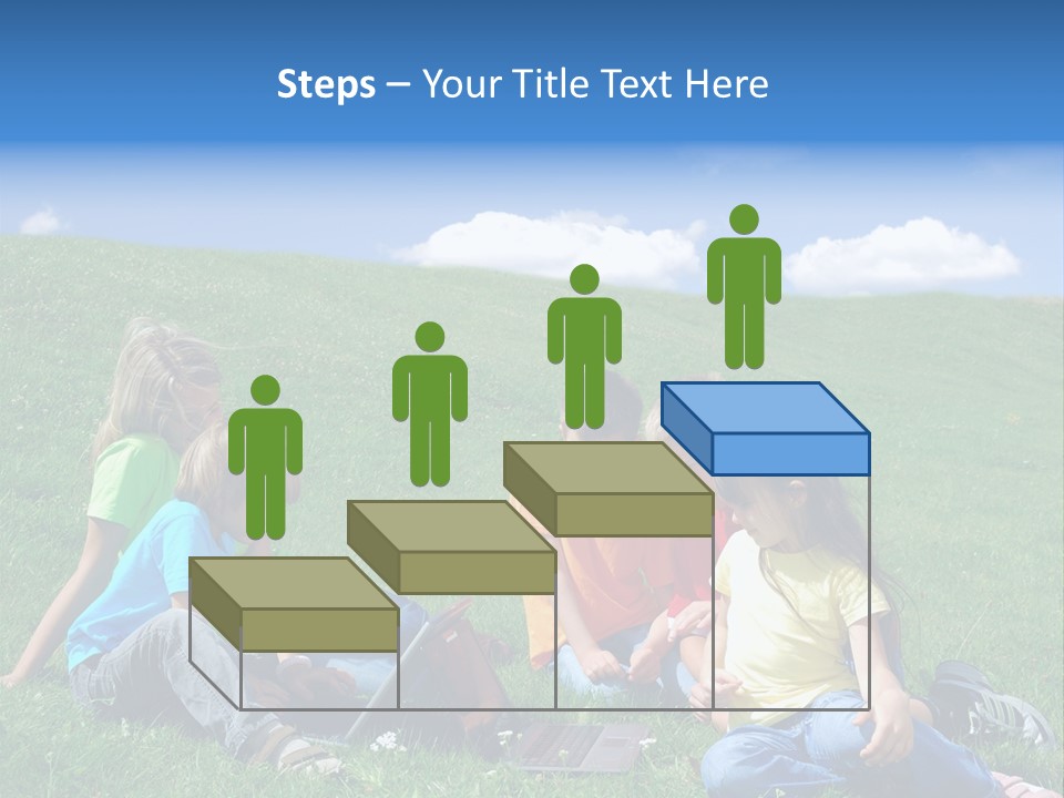 Sky Clouds Field PowerPoint Template