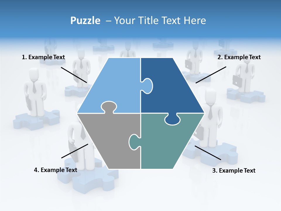 Connect Bag Computer PowerPoint Template