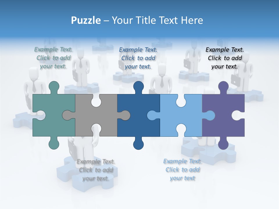 Connect Bag Computer PowerPoint Template