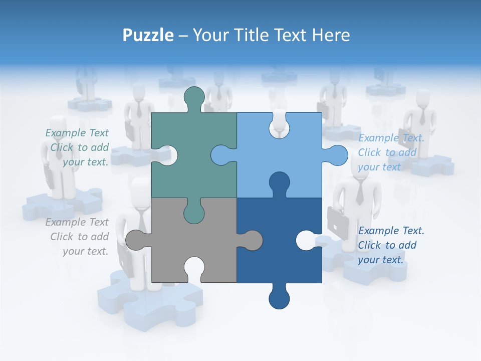 Connect Bag Computer PowerPoint Template