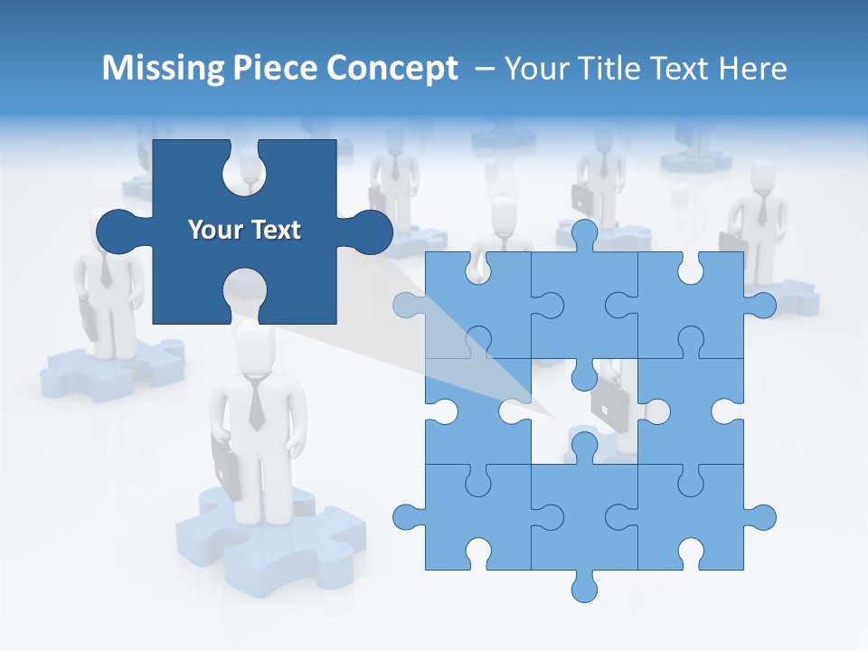 Connect Bag Computer PowerPoint Template