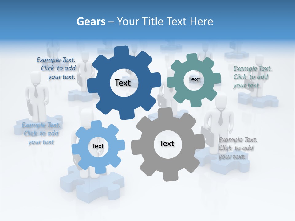 Connect Bag Computer PowerPoint Template