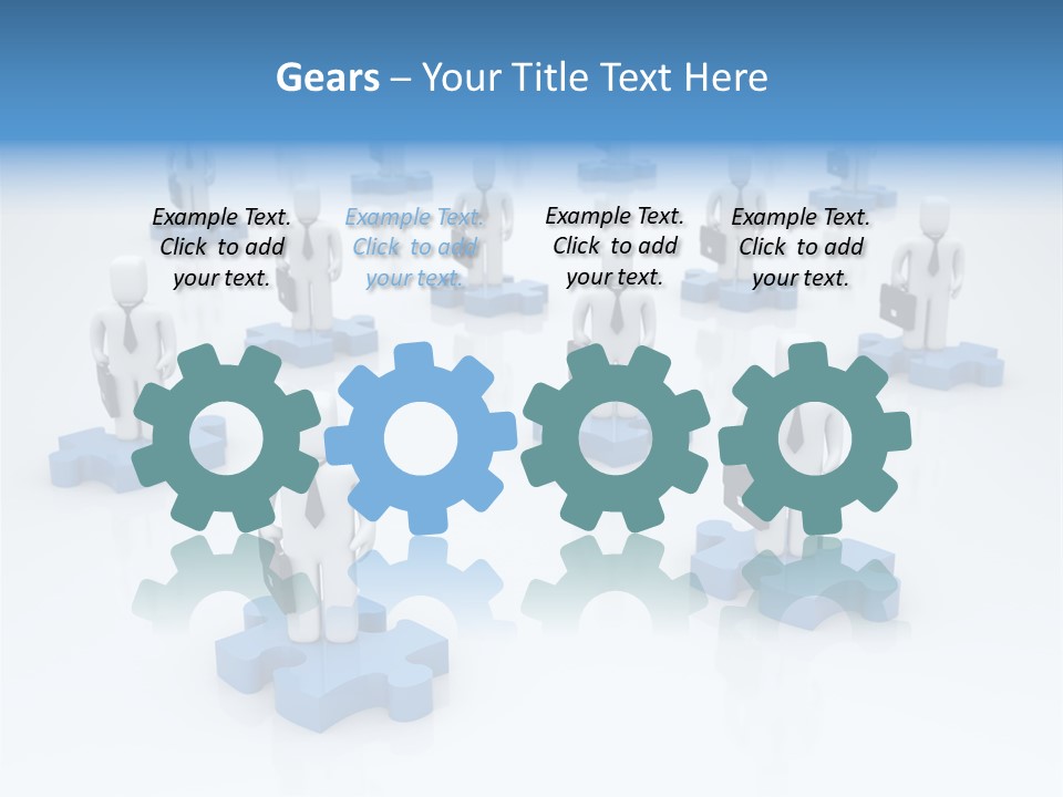 Connect Bag Computer PowerPoint Template