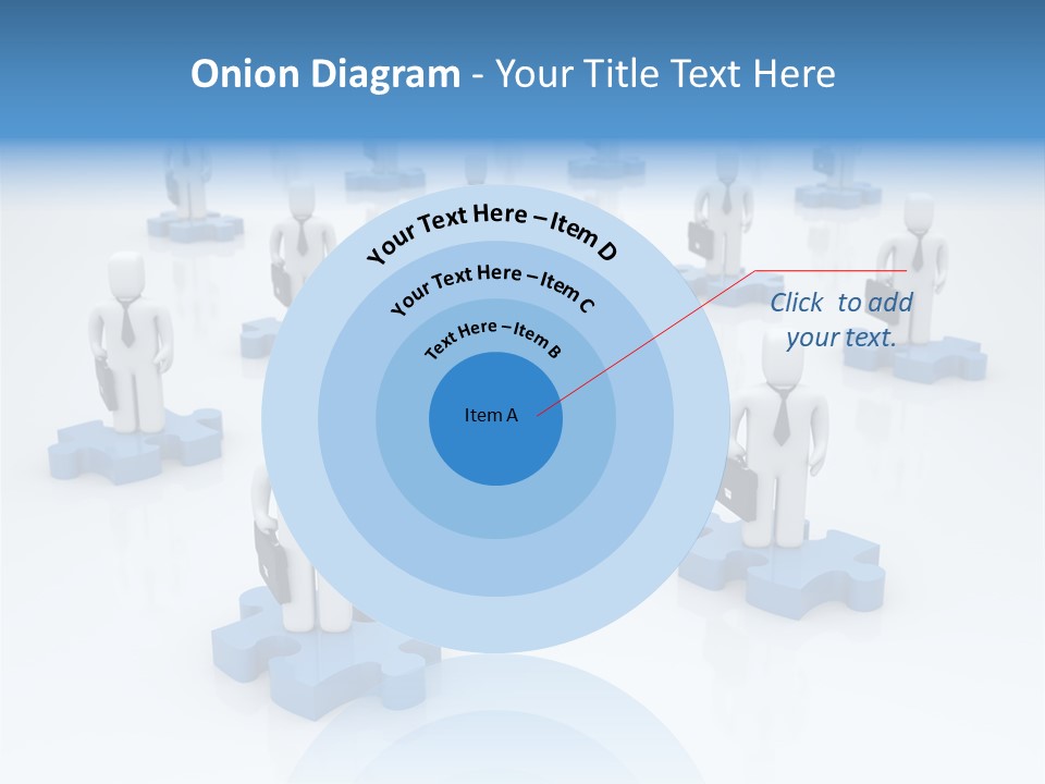 Connect Bag Computer PowerPoint Template