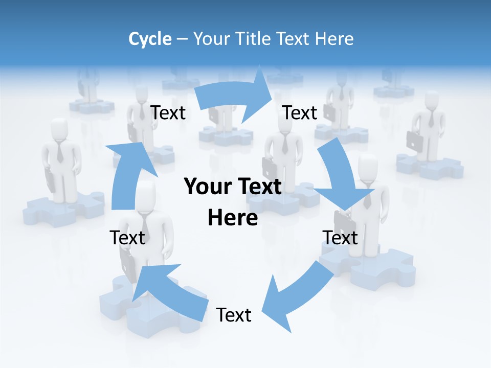 Connect Bag Computer PowerPoint Template