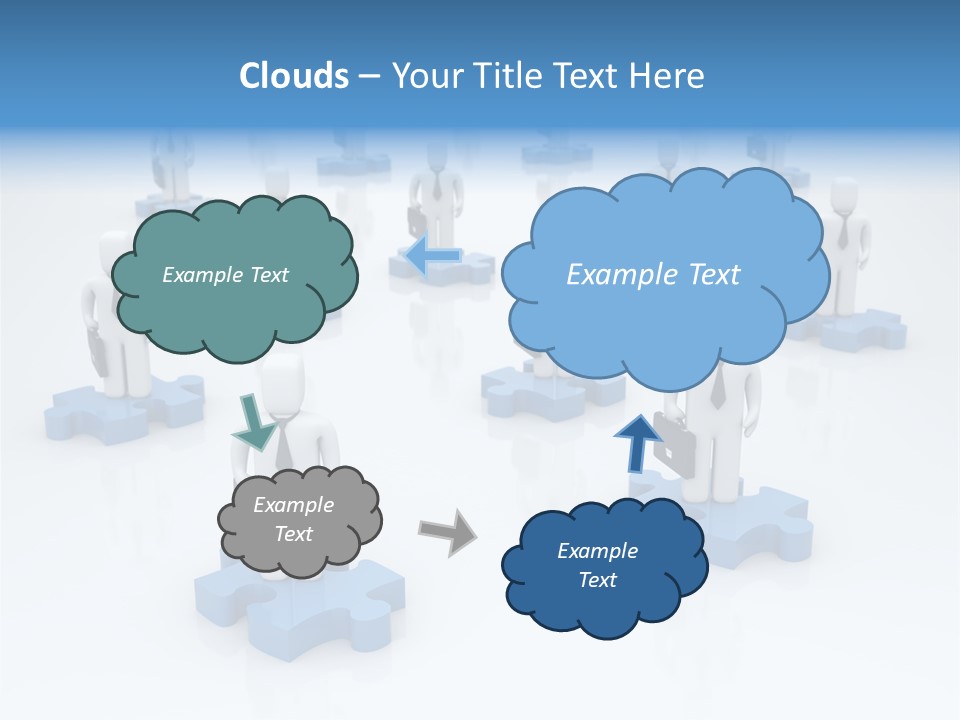 Connect Bag Computer PowerPoint Template