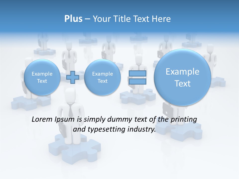 Connect Bag Computer PowerPoint Template