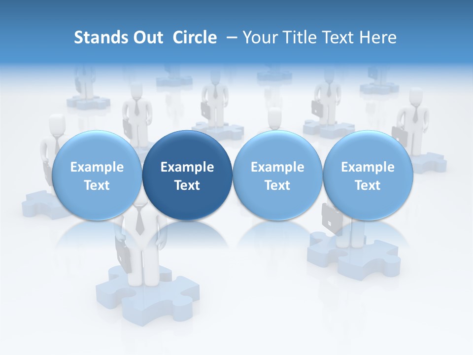 Connect Bag Computer PowerPoint Template