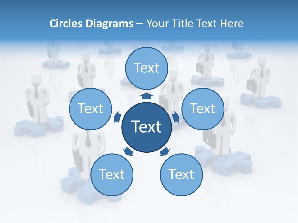 Connect Bag Computer PowerPoint Template