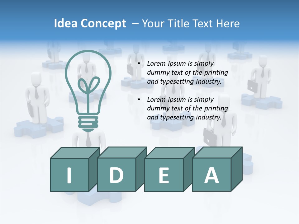 Connect Bag Computer PowerPoint Template