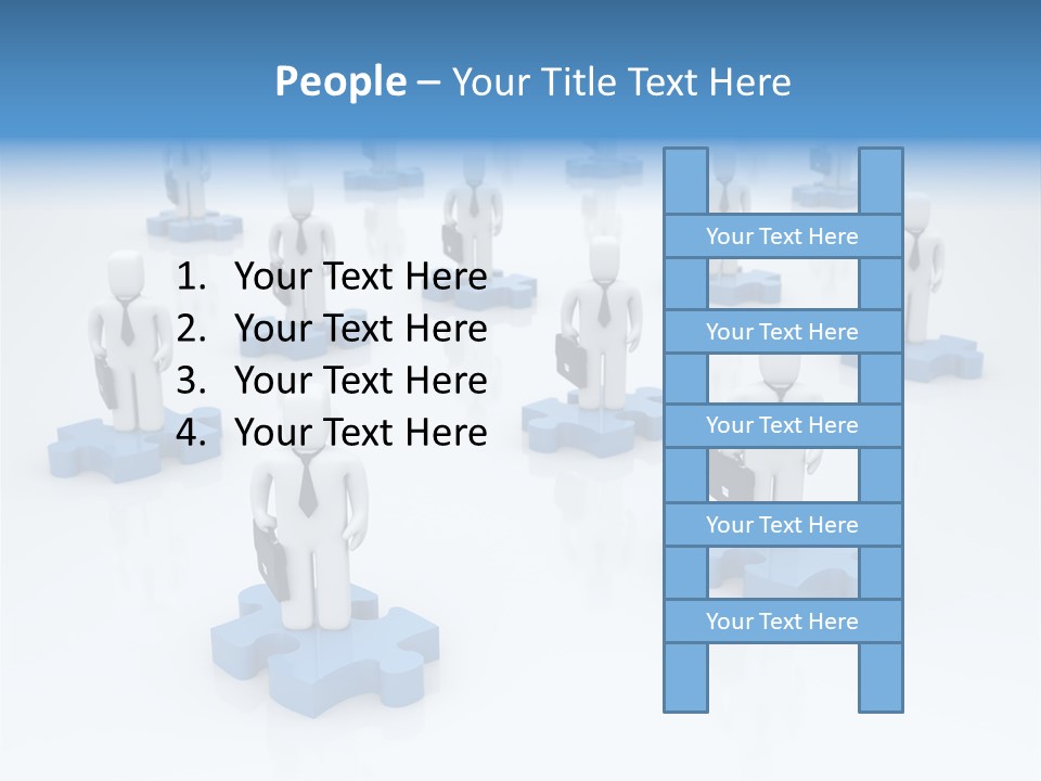Connect Bag Computer PowerPoint Template