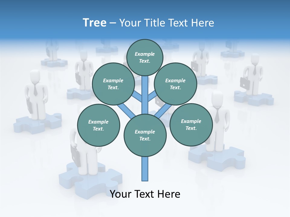 Connect Bag Computer PowerPoint Template