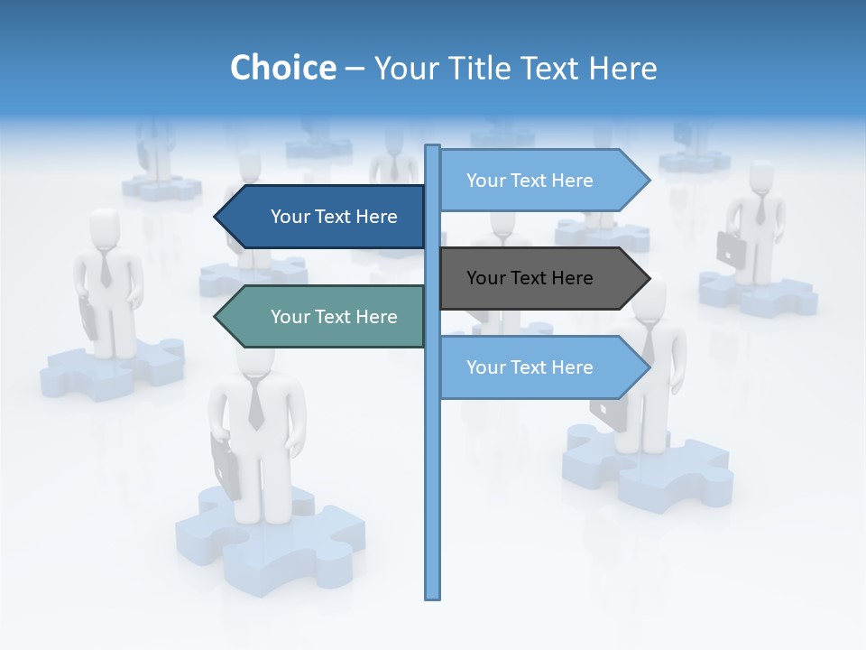 Connect Bag Computer PowerPoint Template