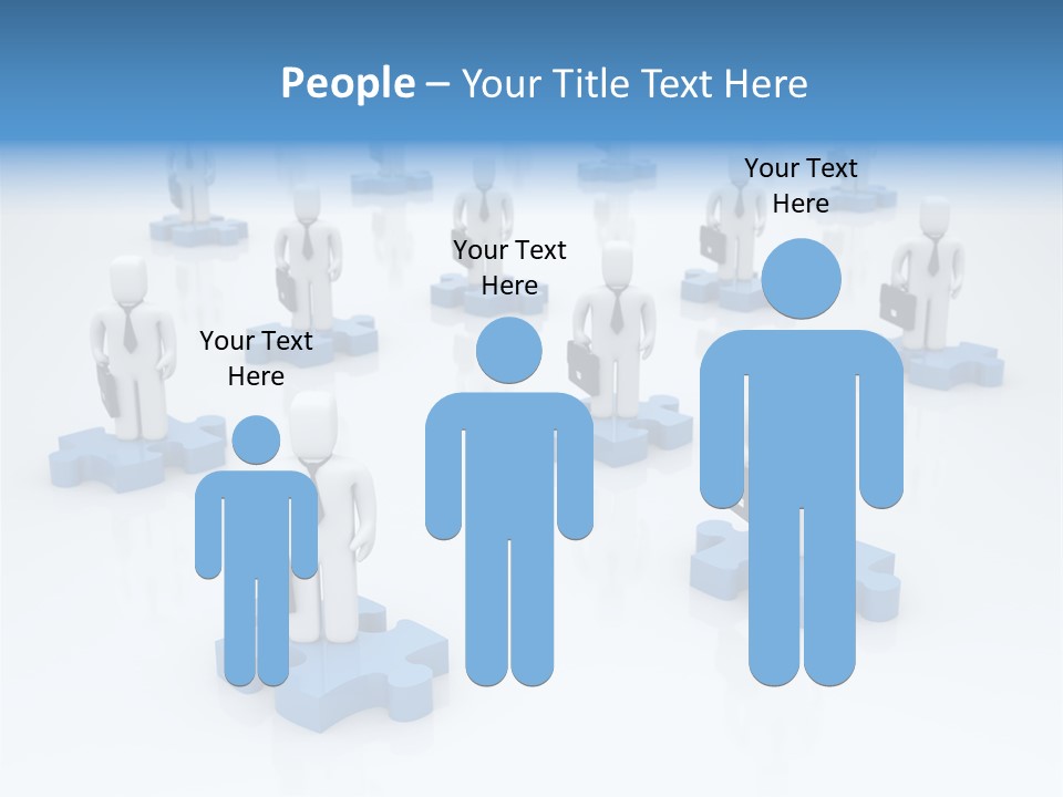 Connect Bag Computer PowerPoint Template