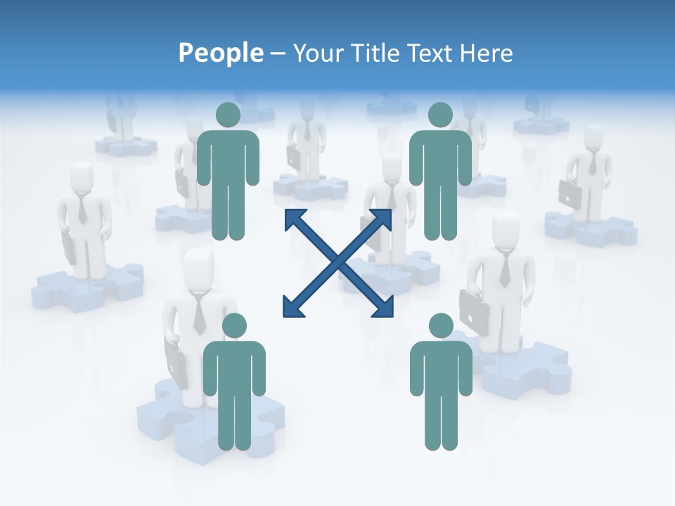 Connect Bag Computer PowerPoint Template