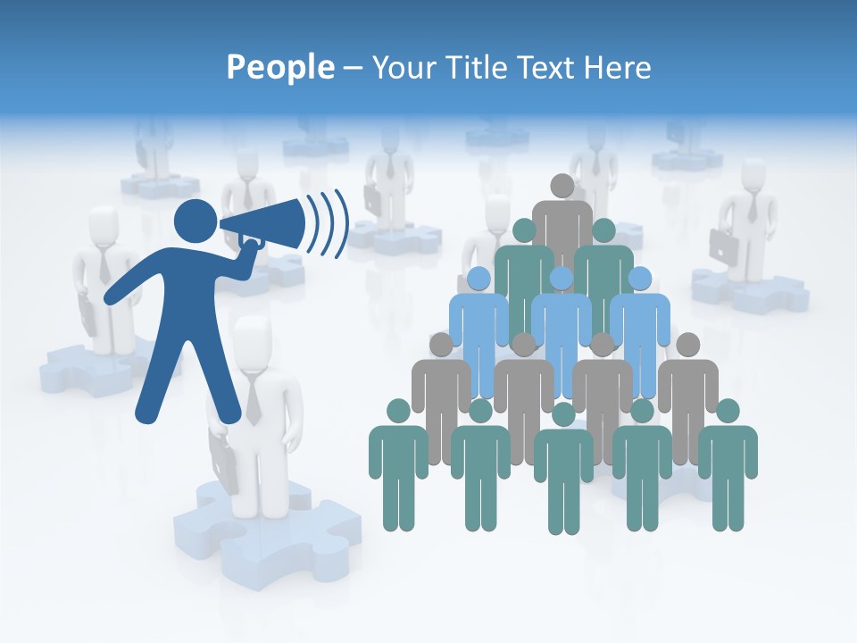 Connect Bag Computer PowerPoint Template