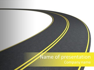 Way Road Real PowerPoint Template