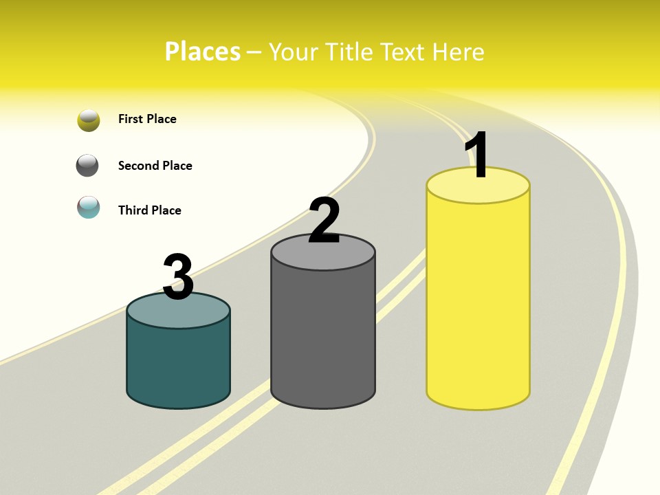 Way Road Real PowerPoint Template