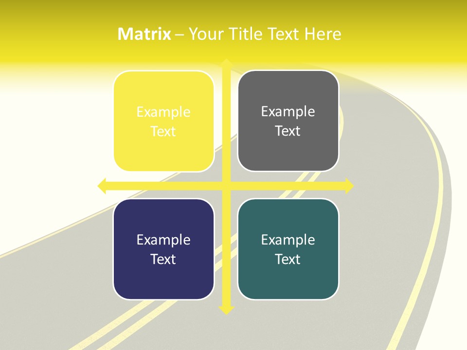 Way Road Real PowerPoint Template