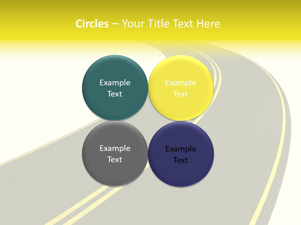 Way Road Real PowerPoint Template