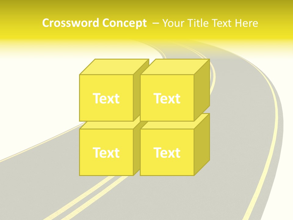 Way Road Real PowerPoint Template