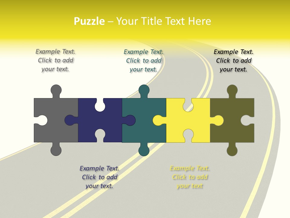 Way Road Real PowerPoint Template