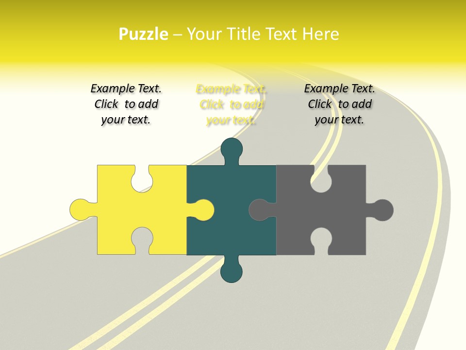 Way Road Real PowerPoint Template