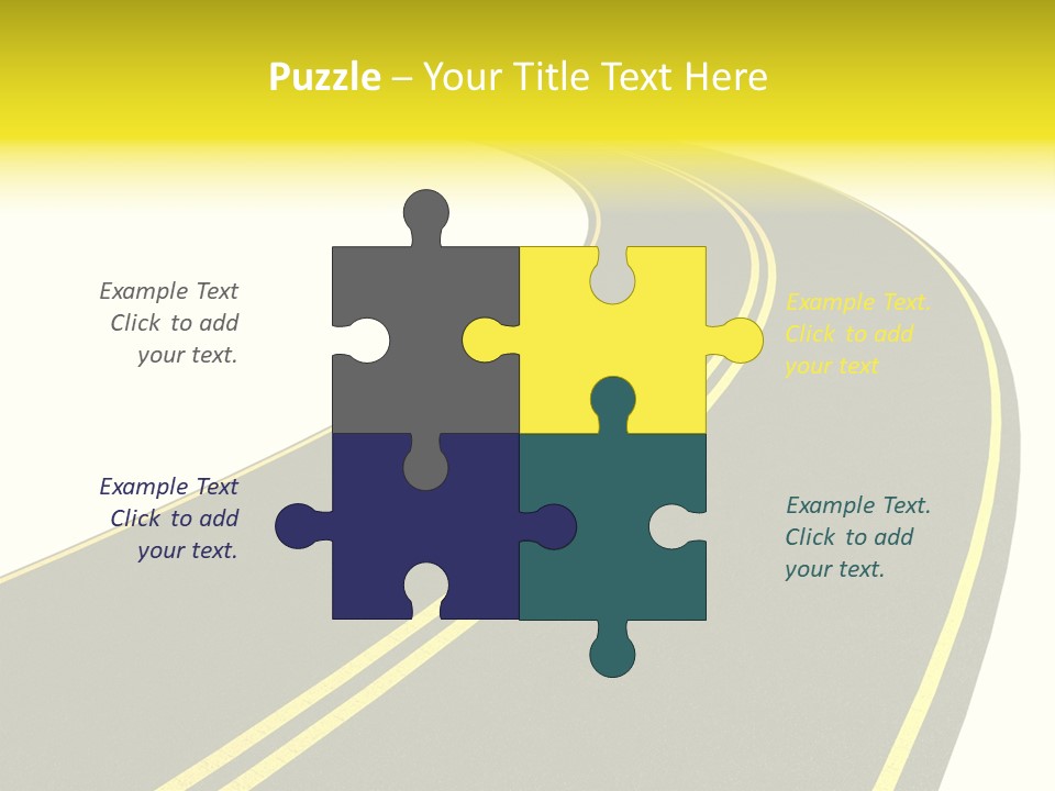 Way Road Real PowerPoint Template