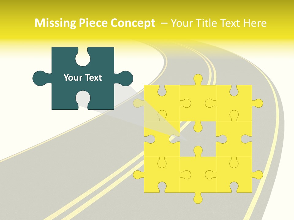 Way Road Real PowerPoint Template