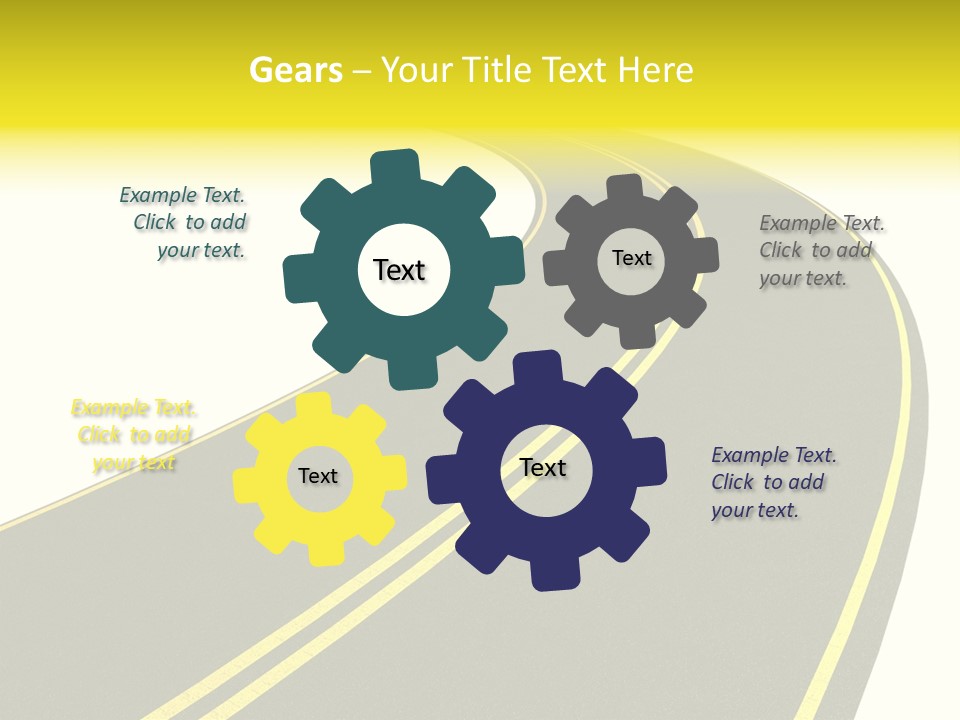 Way Road Real PowerPoint Template