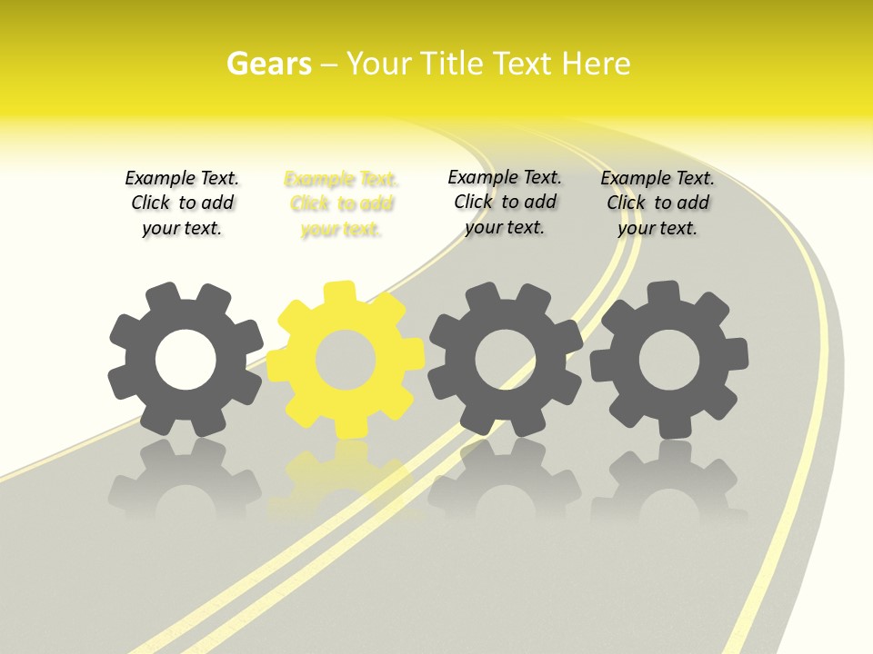 Way Road Real PowerPoint Template