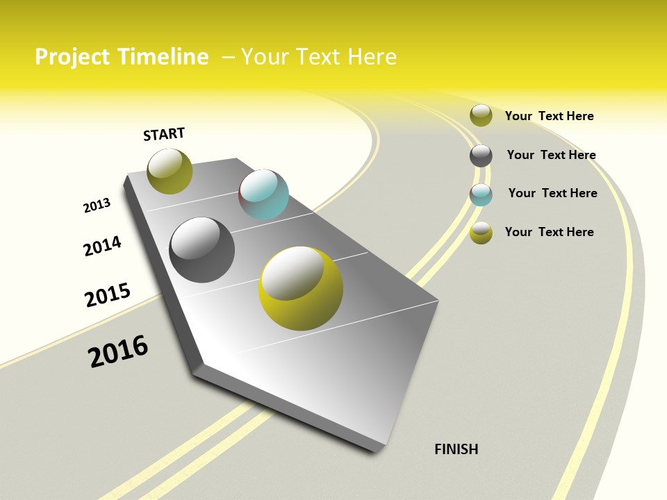 Way Road Real PowerPoint Template