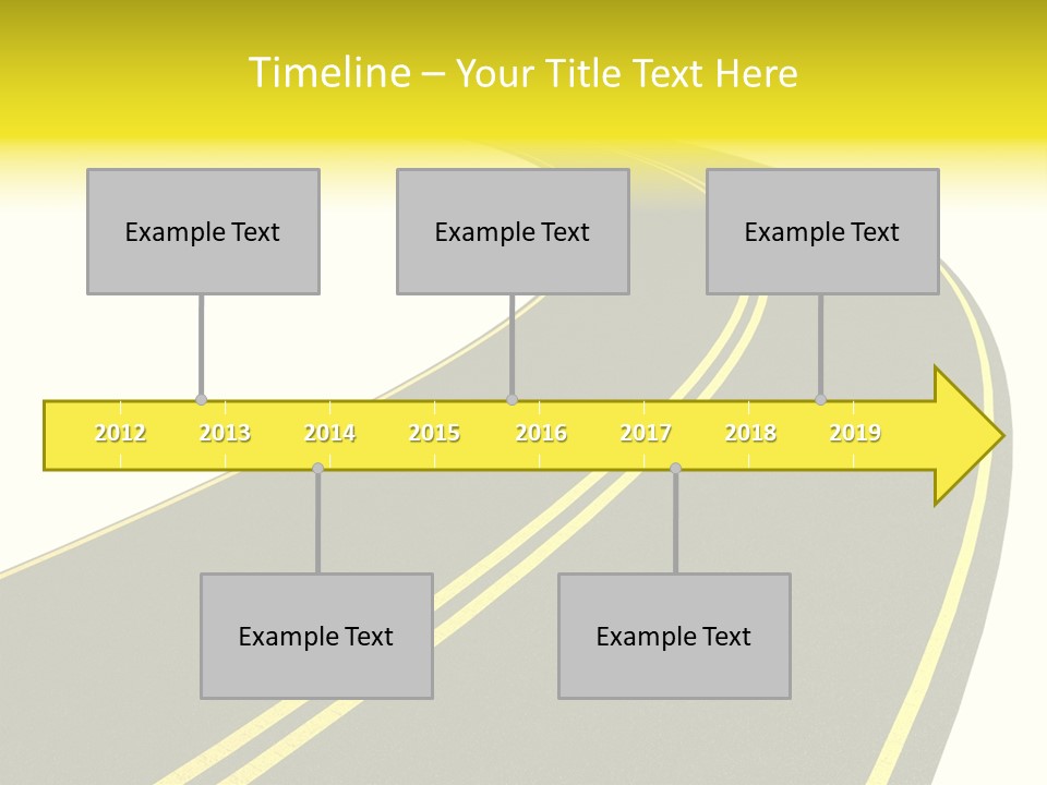 Way Road Real PowerPoint Template