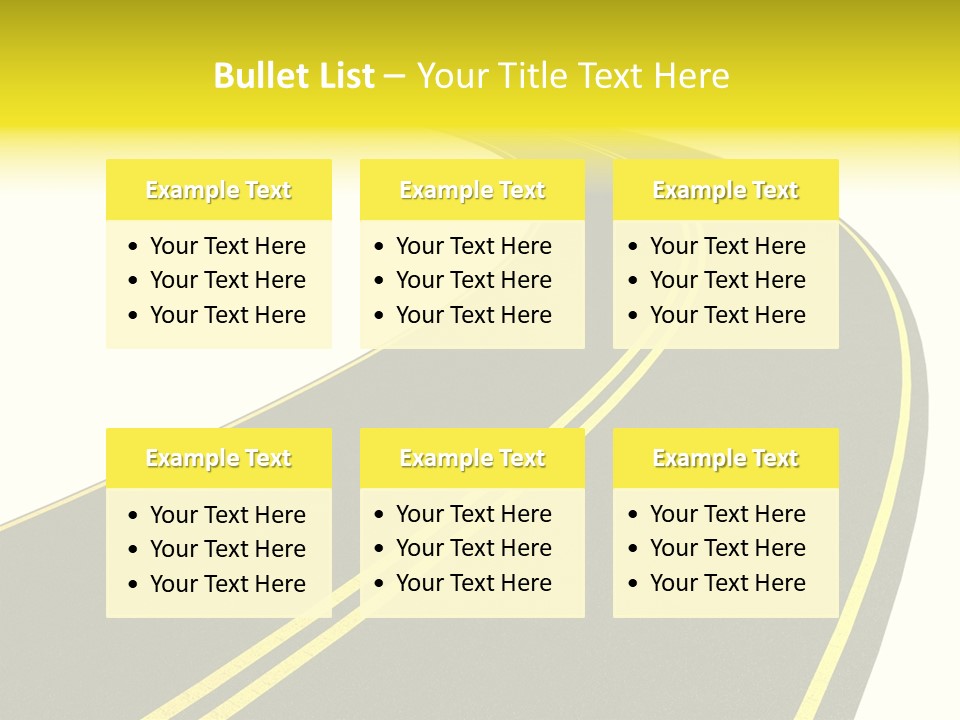 Way Road Real PowerPoint Template