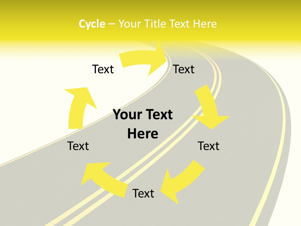 Way Road Real PowerPoint Template