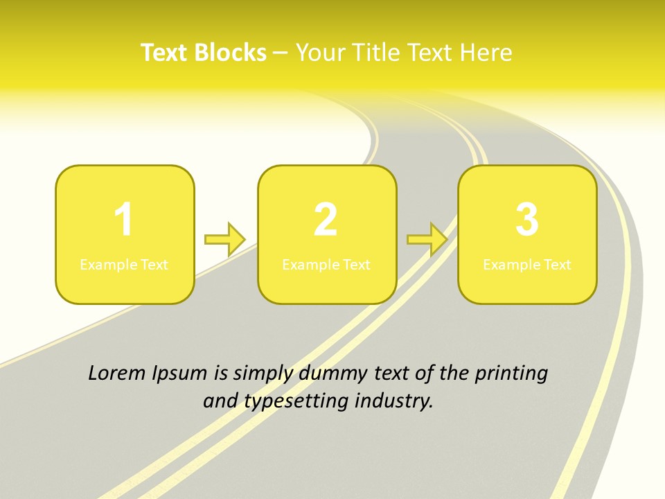 Way Road Real PowerPoint Template