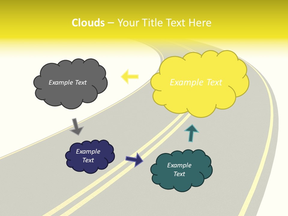 Way Road Real PowerPoint Template