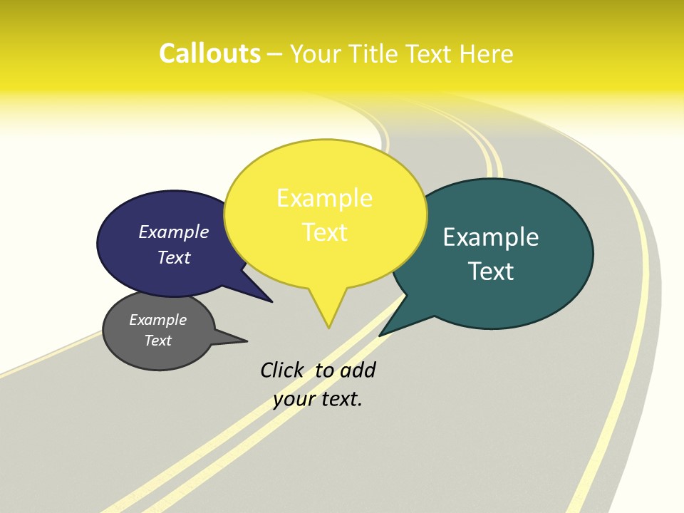 Way Road Real PowerPoint Template