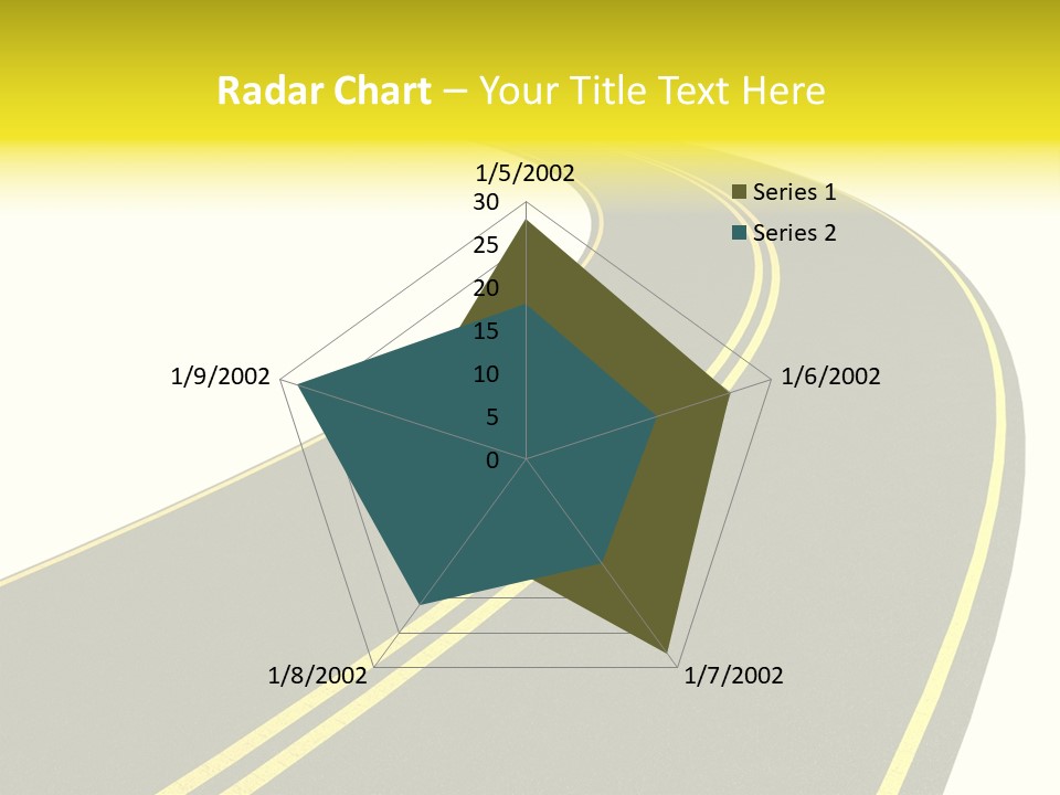 Way Road Real PowerPoint Template