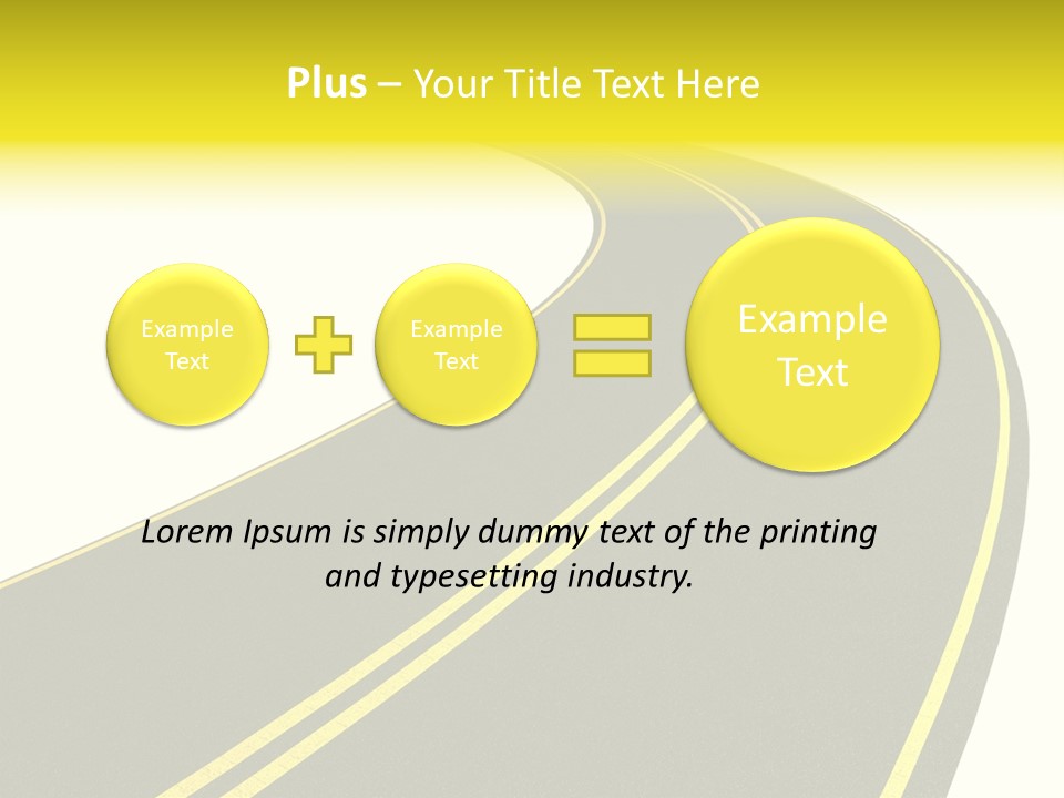Way Road Real PowerPoint Template