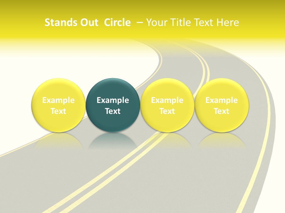 Way Road Real PowerPoint Template