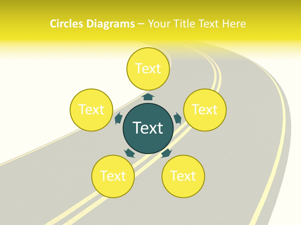 Way Road Real PowerPoint Template