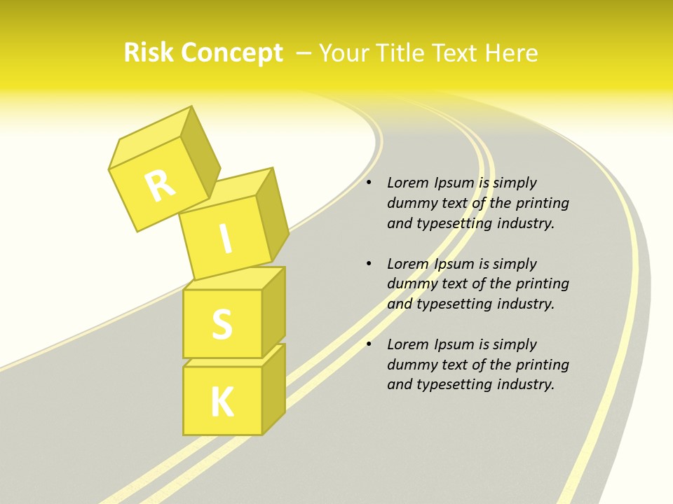 Way Road Real PowerPoint Template