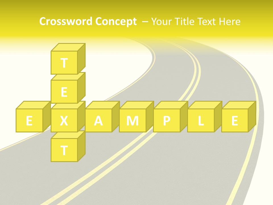Way Road Real PowerPoint Template