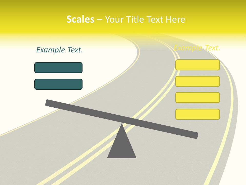 Way Road Real PowerPoint Template