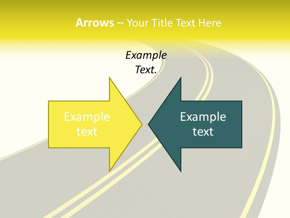 Way Road Real PowerPoint Template