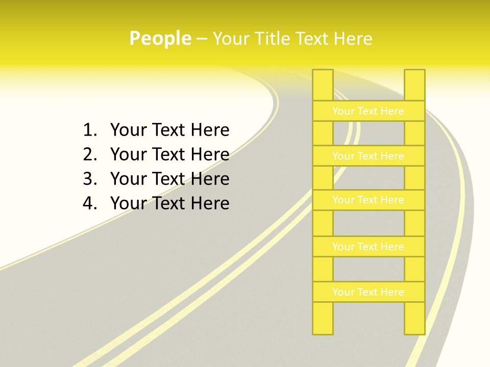 Way Road Real PowerPoint Template