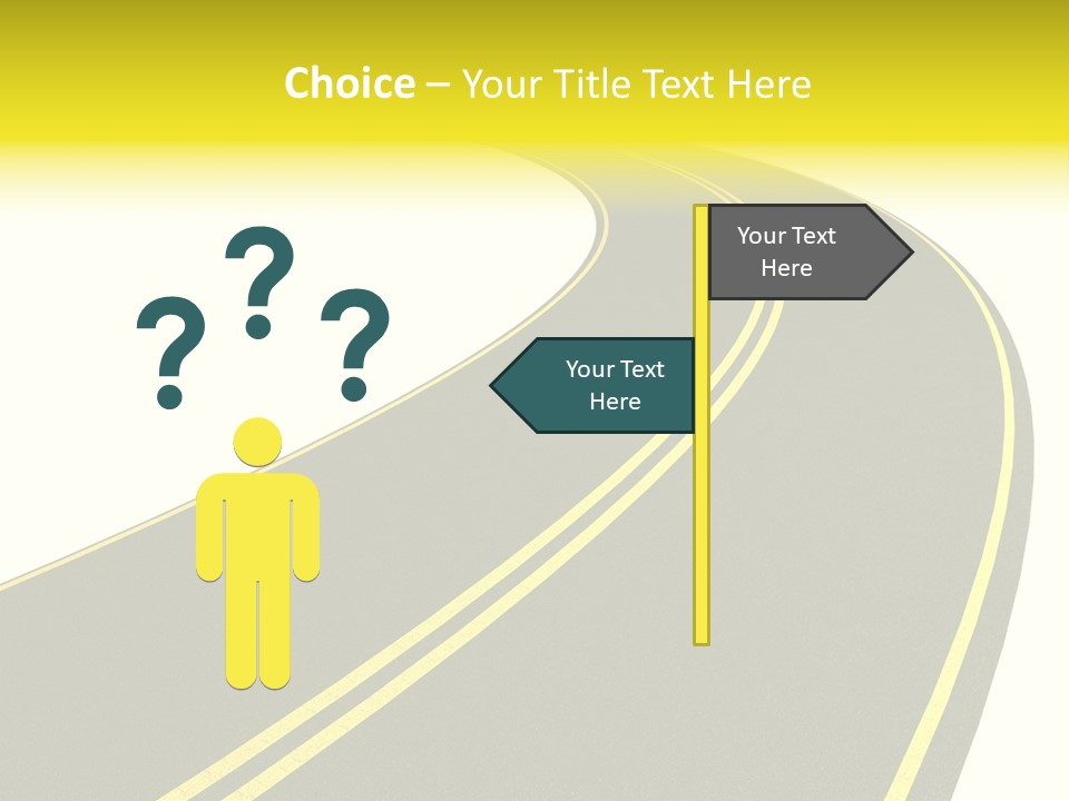 Way Road Real PowerPoint Template