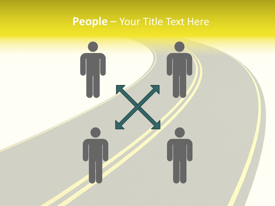 Way Road Real PowerPoint Template