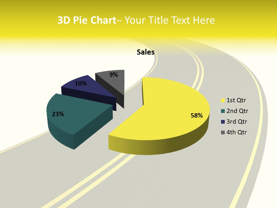 Way Road Real PowerPoint Template